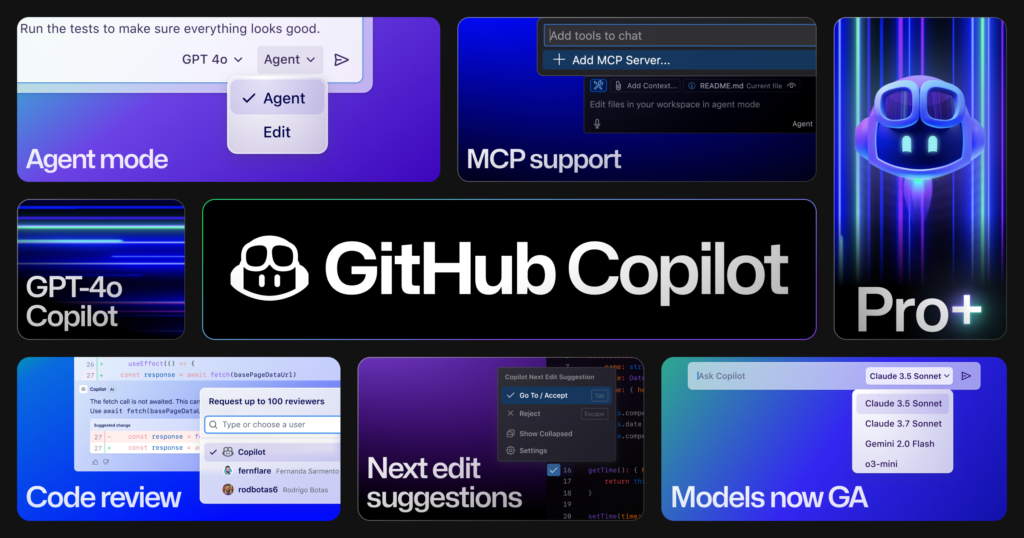 Vibration coding with GITHUB Copilot: Mode and support MCP are introduced to all users of vs code